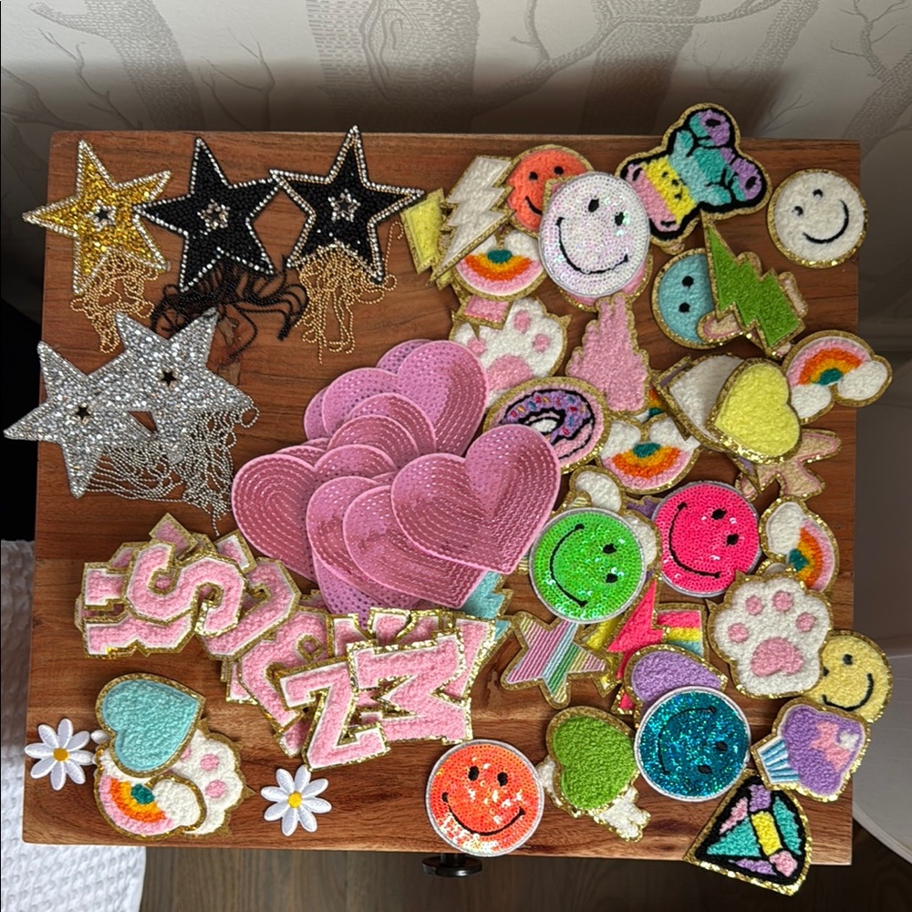 Colorful Iron On Patch Set